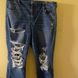 American eagle high waisted curvy jeans